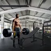 Olympic Weight Bench and Squat Rack Combo – Multi Position Bench Press System for Home Gym Training