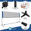 10ft Multi-Sport Adjustable Net | Badminton, Pickleball & Tennis