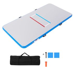 10x5 ft Inflatable Wrestling Mat with 600W Pump (Gray)