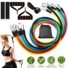 11Pcs Resistance Bands Set Up to 100lbs – Home Workout Tubes Kit