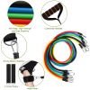 11Pcs Resistance Bands Set Up to 100lbs – Home Workout Tubes Kit