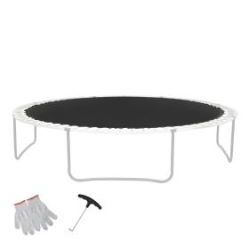Replacement Trampoline Mat for 12ft Round Frame (5.5" Springs) + Tool