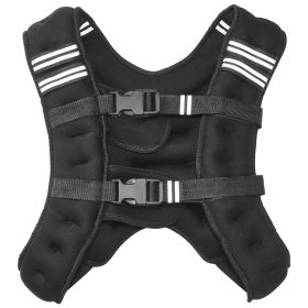 12 lbs Weighted Vest with Reflective Stripe – Body Weight Vest