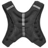12 lbs Weighted Vest with Reflective Stripe – Body Weight Vest
