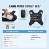 12 lbs Weighted Vest with Reflective Stripe – Body Weight Vest