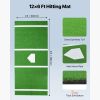 12x6 ft Baseball Hitting Mat with Home Plate | Batting Turf