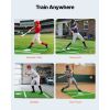 12x6 ft Baseball Hitting Mat with Home Plate | Batting Turf