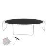 Replacement Trampoline Mat for 14ft Round Frame (5.5" Springs) + Tool