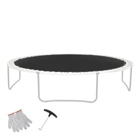Replacement Trampoline Mat for 14ft Round Frame (5.5" Springs) + Tool