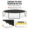 Replacement Trampoline Mat for 14ft Round Frame (5.5" Springs) + Tool