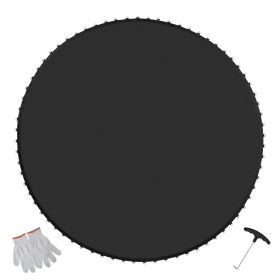 Replacement Trampoline Mat for 15ft Round Frame (6.5" Springs) + Tool