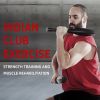 15LB Iron Indian Club Bell - Exercise Bat for Strength & Rehab