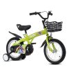 16 Inch Green Sporty Kids Bike with Training Wheels & Stand