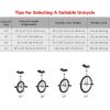 18-Inch Red Wheel Unicycle | Adjustable Seat for Kids & Adults