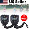 2-Piece Digital Sports Stopwatch Set