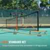 22FT Portable Pickleball Net Set w/ Wheels, Paddles & Lines
