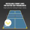 22FT Portable Pickleball Net Set w/ Wheels, Paddles & Lines