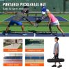 22FT Portable Pickleball Net Set w/ Wheels, Paddles & Lines