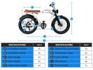 24" Fat Tire 1000W Electric Cafe Racer E-Bike – Dual Suspension