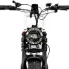 24" Fat Tire 1000W Electric Cafe Racer E-Bike – Dual Suspension