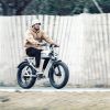 24" Fat Tire 1000W Electric Cafe Racer E-Bike – Dual Suspension