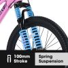 24" Girls & Women's Mountain Bike - 21 Speed & Dual Disc Brakes pink