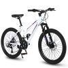 24" Girls & Women's Mountain Bike | 21 Speed & Dual Disc Brakes