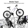24" Girls & Women's Mountain Bike | 21 Speed & Dual Disc Brakes
