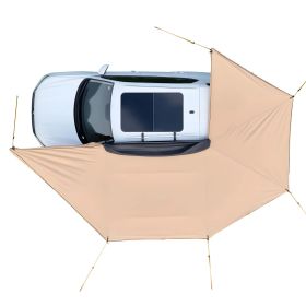 270 Degree Vehicle Awning with LED Lights | 117 Sq. Ft Shade