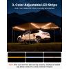 270 Degree Vehicle Awning with LED Lights | 117 Sq. Ft Shade
