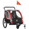 3-in-1 Kids Bike Trailer & Jogging Stroller