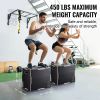 3 in 1 Wooden Plyometric Jump Box 24/20/16 Inch - Anti-Slip