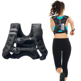 30 lbs Weighted Vest with Reflective Stripe – Heavy Weight Vest