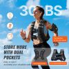 30 lbs Weighted Vest with Reflective Stripe – Heavy Weight Vest
