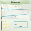 32'x3' Heavy Duty Volleyball Net Set – Adjustable Poles & Winch