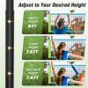 32'x3' Heavy Duty Volleyball Net Set – Adjustable Poles & Winch