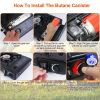 3300W Portable Camping Stove – Dual Fuel Butane Stove with Case
