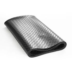 3mm 4x8 ft Diamond-Plate Rubber Flooring Roll - Garage Mat