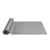 4.9x13 ft Silver Vinyl Garage Floor Roll - Diamond Texture