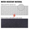 4.9x13 ft Silver Vinyl Garage Floor Roll - Diamond Texture