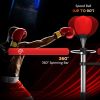 4-in-1 Boxing Stand with Bag, 360° Reflex Bar & Speedballs (Red)