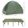 4-In-1 Elevated 2-Person Camping Tent Bed