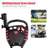 4-Wheel Folding Golf Push Cart - Lightweight Bag Trolley