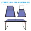 Foldable 4.5ft Ping Pong Table Set - Indoor & Outdoor Play