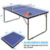 Foldable 4.5ft Ping Pong Table Set - Indoor & Outdoor Play