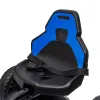 Kids Pedal Go Kart with Adjustable Seat Swing Axle Blue Outdoor Ride-on Toy