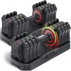 22.5LB Adjustable Dumbbell Set – 5-in-1 Fast Change Free Weights