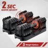 22.5LB Adjustable Dumbbell Set – 5-in-1 Fast Change Free Weights
