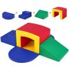 5-Piece Toddler Climbing Toys Indoor - Soft Foam Tunnel Set