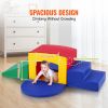 5-Piece Toddler Climbing Toys Indoor - Soft Foam Tunnel Set